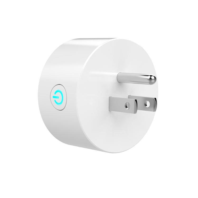 10A Round Shape WiFi Mini Plug APP Remote Control Timing Smart Socket Works with Alexa & Google Home, AC 100-240V, US Plug - Consumer Electronics by buy2fix | Online Shopping UK | buy2fix