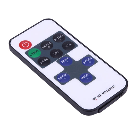 Mini Single Color LED Controller with 11 Keys RF Remote Control, DC 5-24V(White) by buy2fix
