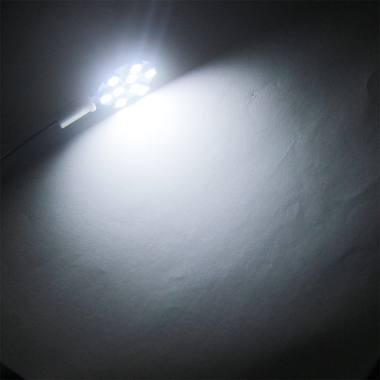 G4 12 LEDs SMD 5730 240LM 6000-6500K Plum Flower Shape Stepless Dimming Energy Saving Light Pin Base Lamp Bulb, DC 12V(White Light) - LED Light by buy2fix | Online Shopping UK | buy2fix