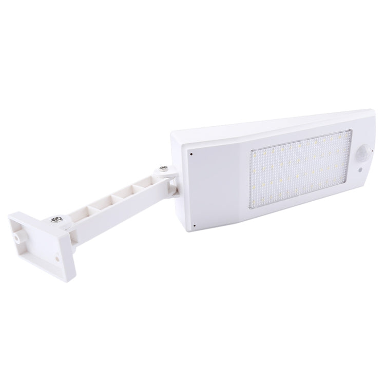 6.8W Solar Motion Sensor LED Solar Light, 48 LEDs SMD 2835 900 LM Angle Adjustment Energy Saving Light with 5V 3.2W Solar Panel(White) - With Solar Panel by buy2fix | Online Shopping UK | buy2fix