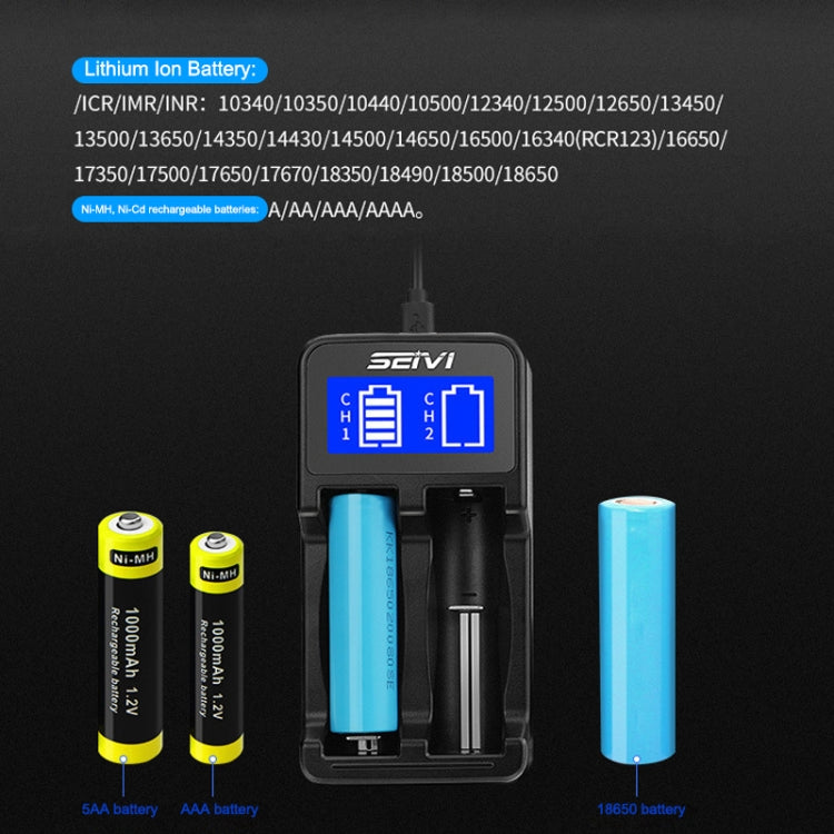 YS-3 Universal 18650 26650 Smart LCD Dual Battery Charger with Micro USB Output for 18490/18350/17670/17500/16340 RCR123/14500/10440/A/AA/AAA - Consumer Electronics by buy2fix | Online Shopping UK | buy2fix