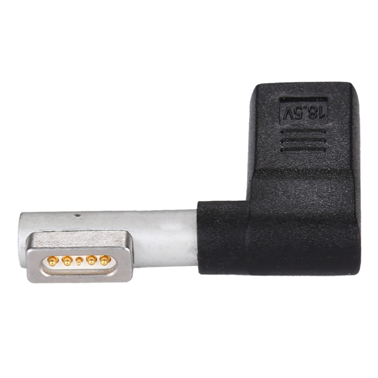 USB-C / Type-C Female to 5 Pin MagSafe 1 (L-Shaped) Male Charge Adapter (Black) by buy2fix