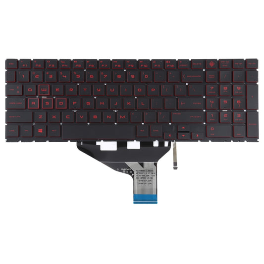 For HP OMEN 15-DC 15-DH 15T-DC 17-CB US Version Keyboard with Red Backlight by buy2fix