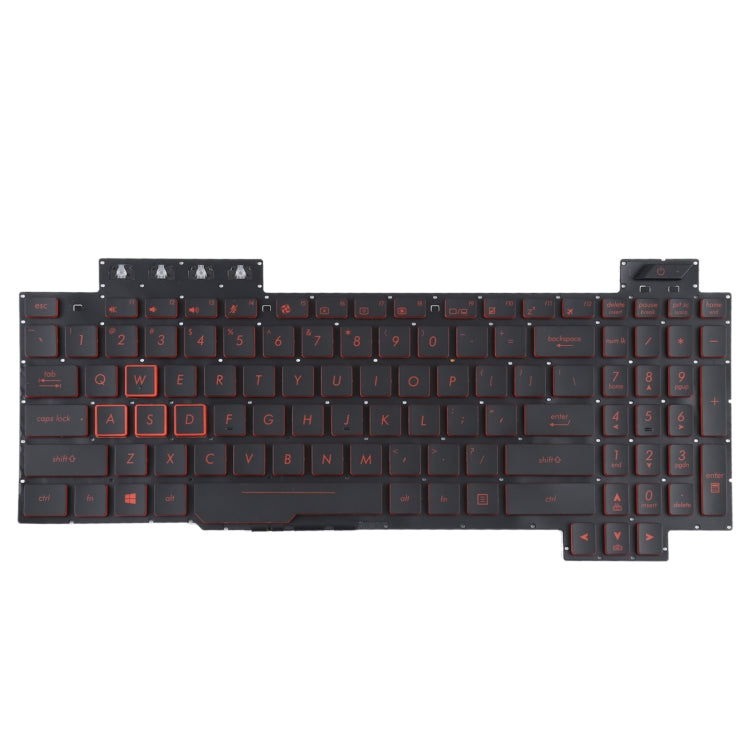 For Asus FX80 FX80GE FZ80G ZX80G FX505 US Version Keyboard with Backlight - Computer & Networking by buy2fix | Online Shopping UK | buy2fix