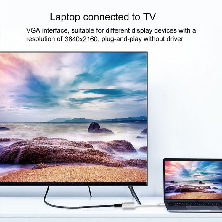 4 in 1 USB / Type-C to 4K HDMI + VGA + USB 3.0 Interface Multifunction Adapter by buy2fix