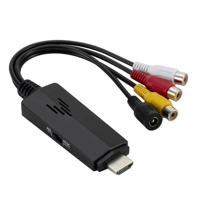 HD Video to 3RCA AV CVBS Converter Adapter - Converter by buy2fix | Online Shopping UK | buy2fix