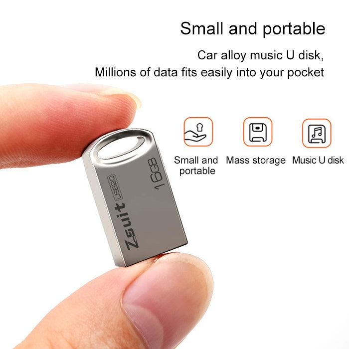 Zsuit 8GB USB 2.0 Mini Metal Ring Shape USB Flash Disk - USB Flash Drives by buy2fix | Online Shopping UK | buy2fix