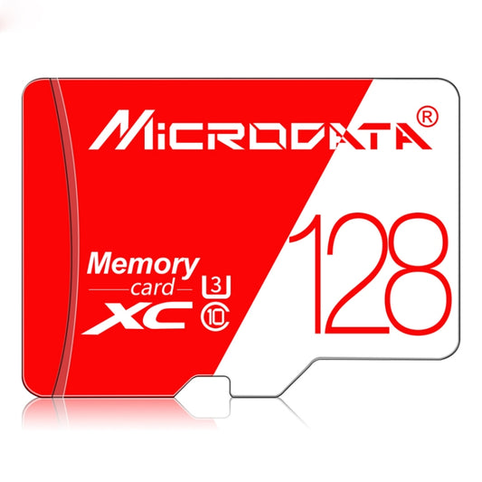 MICRODATA 128GB High Speed U3 Red and White TF(Micro SD) Memory Card by MiCRODATA