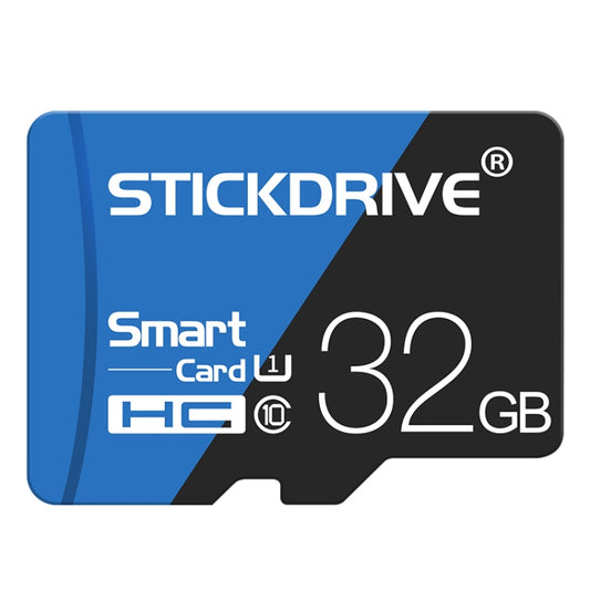 STICKDRIVE 32GB High Speed U1 Blue and Black TF(Micro SD) Memory Card by STICKDRIVE