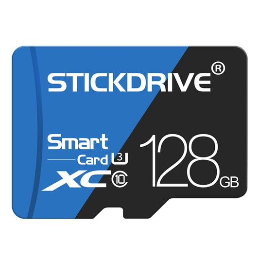 STICKDRIVE 128GB High Speed U3 Blue and Black TF(Micro SD) Memory Card by STICKDRIVE