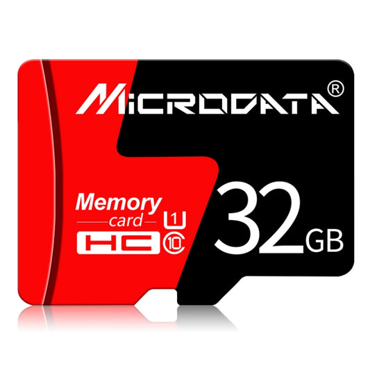 MICRODATA 32GB U1 Red and Black TF(Micro SD) Memory Card by MiCRODATA