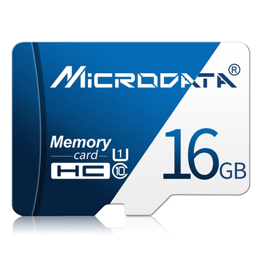 MICRODATA 16 GB U1 Blau und Weiß TF (Micro SD) Speicherkarte