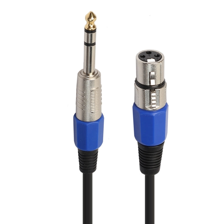 30cm XLR 3-Pin Female to 1/4 inch (6.35mm) Male Plug Stereo TRS Microphone Audio Cord Cable - Consumer Electronics by buy2fix | Online Shopping UK | buy2fix