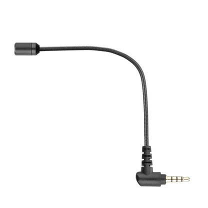 BOYA BY-UM4 3.5mm Interface Plug Live Show Omni-directional Condenser Mic Mini Flexible Microphone for iPhone, Galaxy, Huawei, LG and other Smartphones(Black) - Consumer Electronics by BOYA | Online Shopping UK | buy2fix