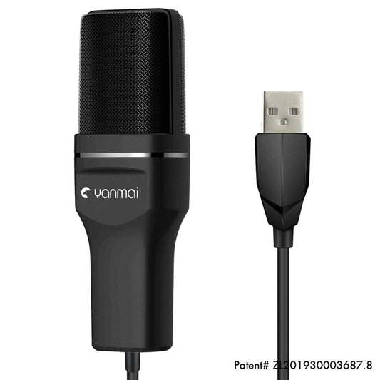 Yanmai SF-777 1.4m Computer Game Recording Condenser Microphone with Pop Filter & Tripod Stand (Black) by Yanmai