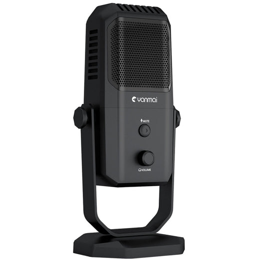 Yanmai SF-900 Multi-function Four Directivity Studio Recording Condenser Microphone with Desktop Stand(Black) by Yanmai