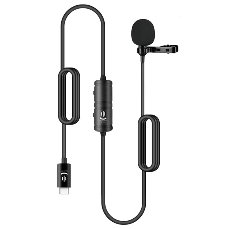 YICHUANG YC-VM30 USB-C / Type-C Dual Modes Lavalier Recording Microphone, Cable Length: 6m - Consumer Electronics by YICHUANG | Online Shopping UK | buy2fix