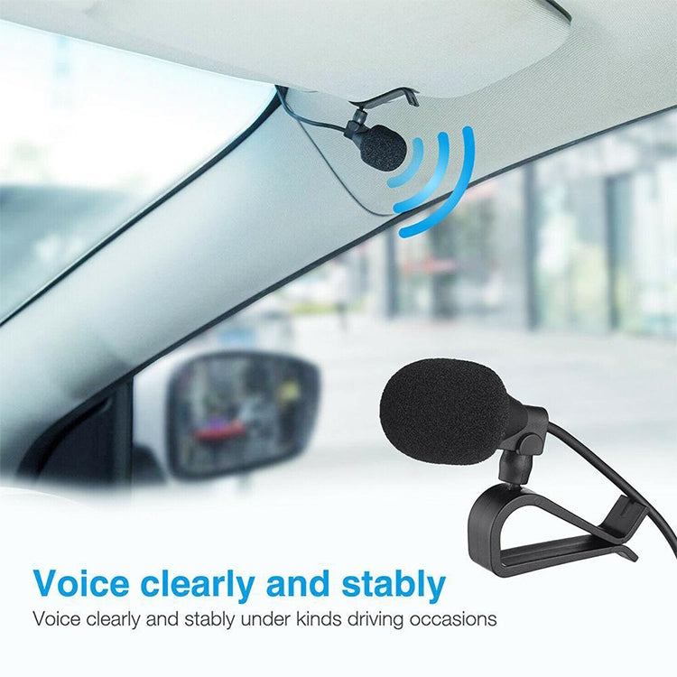 ZJ015MR Mono 2.5mm Angle Head Plug Car Navigation DVD External Paste Microphone, Length: 3m - Consumer Electronics by buy2fix | Online Shopping UK | buy2fix