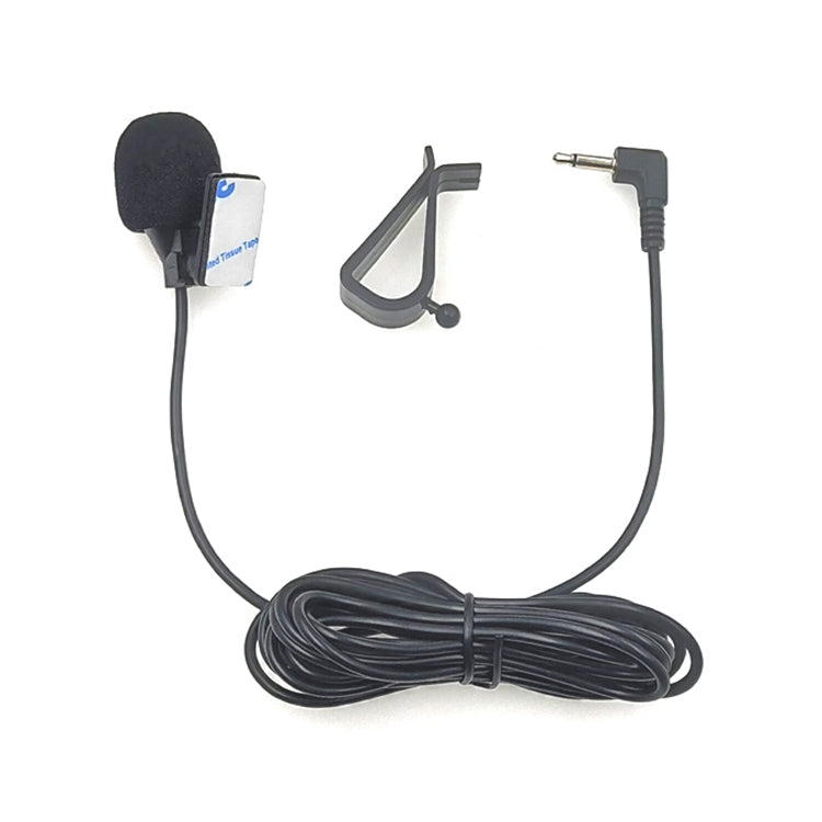 ZJ015MR Mono 3.5mm Angle Head Plug Car Navigation DVD External Paste Microphone, Length: 3m - Consumer Electronics by buy2fix | Online Shopping UK | buy2fix