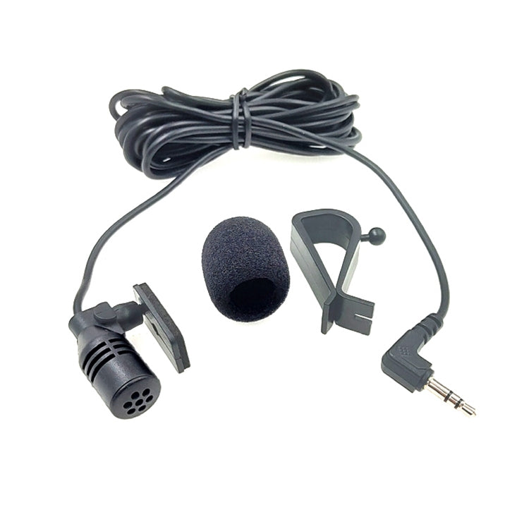 ZJ015MR Stereo 2.5mm Angle Head Plug Car Navigation DVD External Paste Microphone, Length: 3m - Consumer Electronics by buy2fix | Online Shopping UK | buy2fix