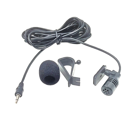 ZJ015MR Mono 2.5mm Straight Plug Car Navigation DVD External Paste Microphone, Length: 3m by buy2fix