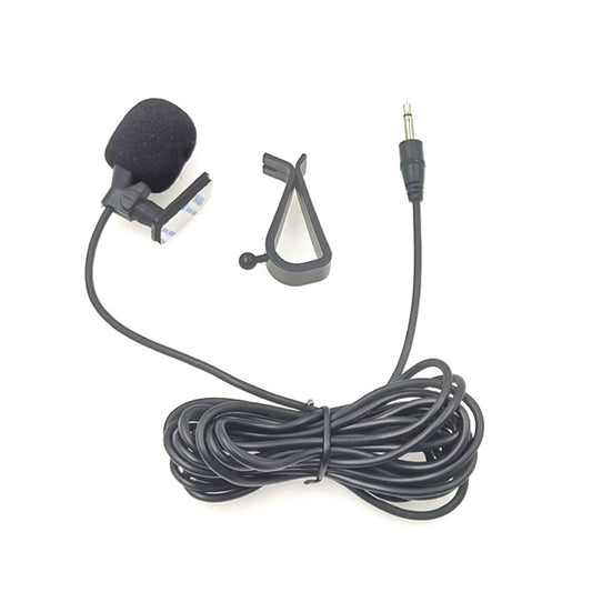 ZJ015MR Mono 3.5mm Straight Plug Car Navigation DVD External Paste Microphone, Length: 3m - Consumer Electronics by buy2fix | Online Shopping UK | buy2fix