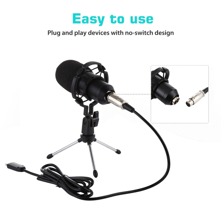 BM-700 USB Professional Condenser Microphone - Consumer Electronics by buy2fix | Online Shopping UK | buy2fix