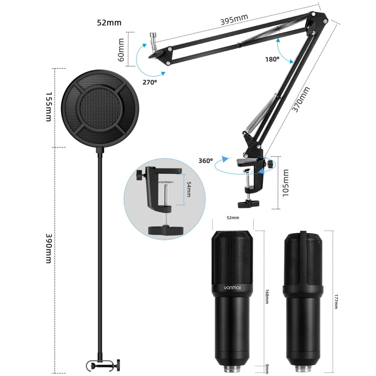 Yanmai Q10 3.5mm Recording Microphone Kit - Consumer Electronics by Yanmai | Online Shopping UK | buy2fix