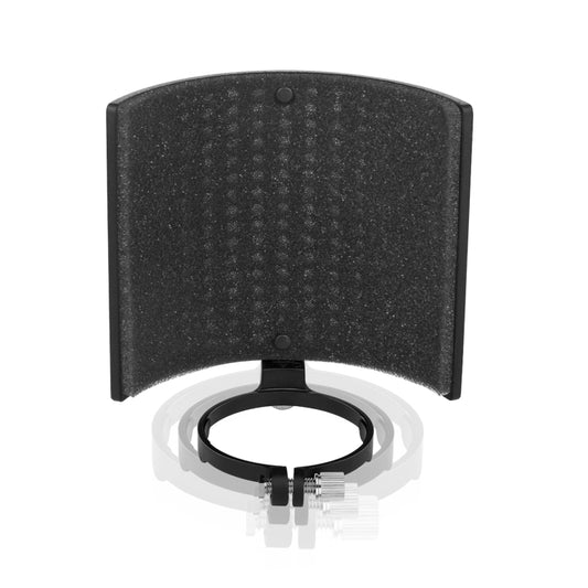 TEYUN PS-4x3 Condenser Microphone U-shaped Blowout Cover Desktop Bracket Audio Accessory Clip(Black) by TEYUN
