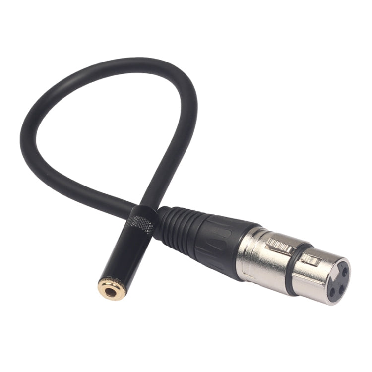 TC227K18-03 3.5mm Female to XLR Female Audio Cable, Length: 0.3m - Consumer Electronics by buy2fix | Online Shopping UK | buy2fix