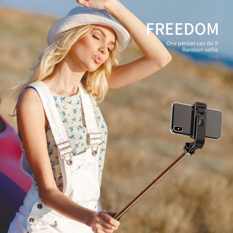 L02 100cm Multi-function Adjustable Bluetooth Self-timer Pole Tripod Selfie Stick (White) - Consumer Electronics by buy2fix | Online Shopping UK | buy2fix