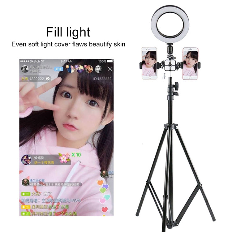 Live Broadcast Self-timer Dimming Ring LED Beauty Selfie Light with Small Table Tripod, Selfie Light Diameter: 16cm - Consumer Electronics by buy2fix | Online Shopping UK | buy2fix