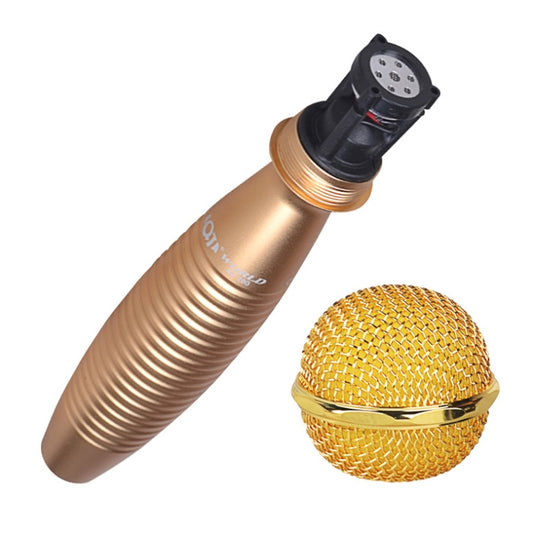 AQ-230 Zinc Alloy K Song Live Recording Noise Reduction Capacitor Microphone, with Shock Mount by buy2fix