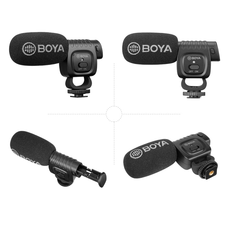 BOYA Portable Mini Condenser Live Show Video Recording Microphone for DSLR / Smart Phones - Consumer Electronics by BOYA | Online Shopping UK | buy2fix