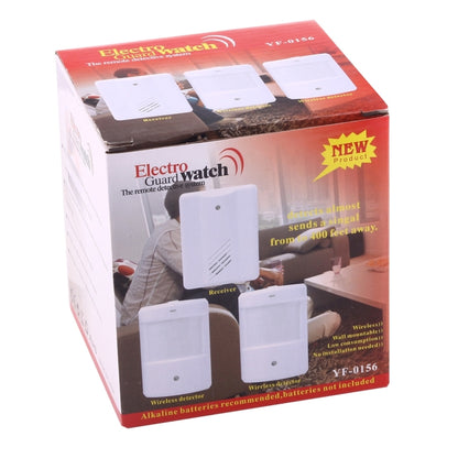 YF-0156 1 to 2 Good Safe Wireless Electro Guard Watch Remote Detective System Kit for Home Office, 1 x Receiver + 2 x  Detector - Security by buy2fix | Online Shopping UK | buy2fix