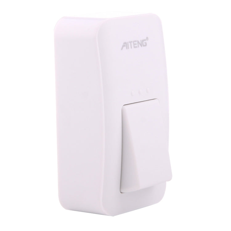 AITENG V018G Life Waterproof Battery-Free Wireless Doorbell, 1 Receiver + 1 x Transmitter, Receiver Distance: 130m, US Plug - Security by AITENG | Online Shopping UK | buy2fix