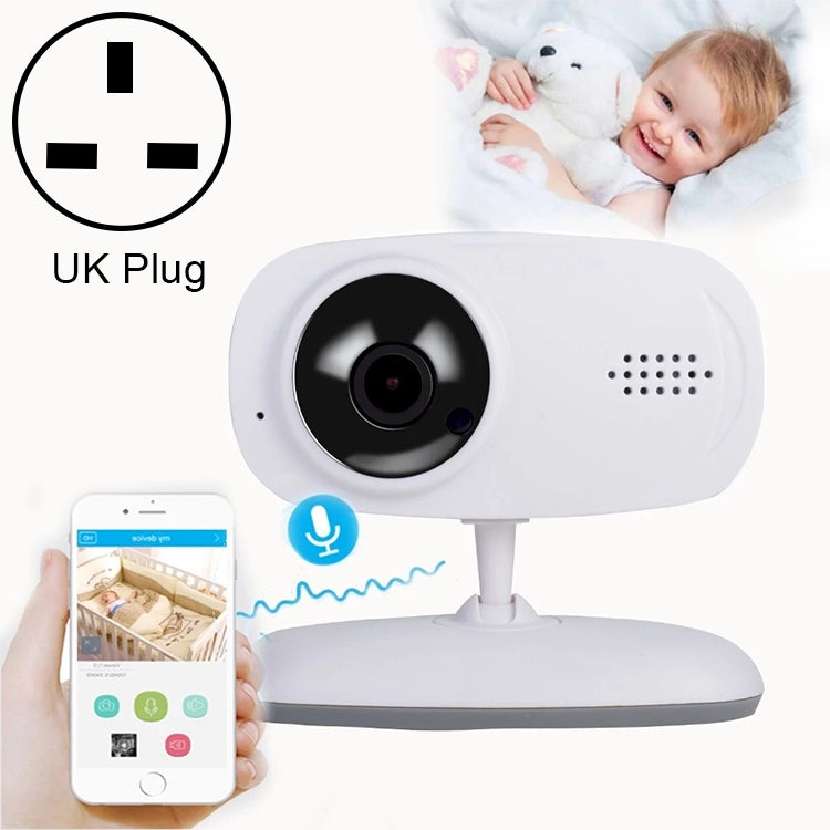 WLSES GC60 720P Wireless Surveillance Camera Baby Monitor, UK Plug - Security by buy2fix | Online Shopping UK | buy2fix