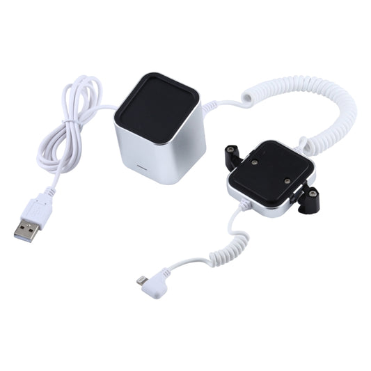 Aluminum Shell Square-column Anti-theft Alarm Stand Security System Burglar Alarm / Anti-theft Alarm Display Holder for iPhone & iPod with 8-Pin Port by buy2fix