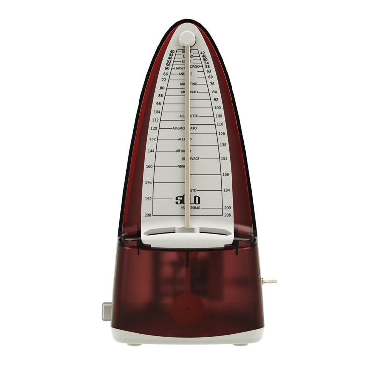 Piano Guitar Drum Violin Zither Universal Mechanical Metronome, Bullet Head Version(Red) - Stringed Instruments by buy2fix | Online Shopping UK | buy2fix