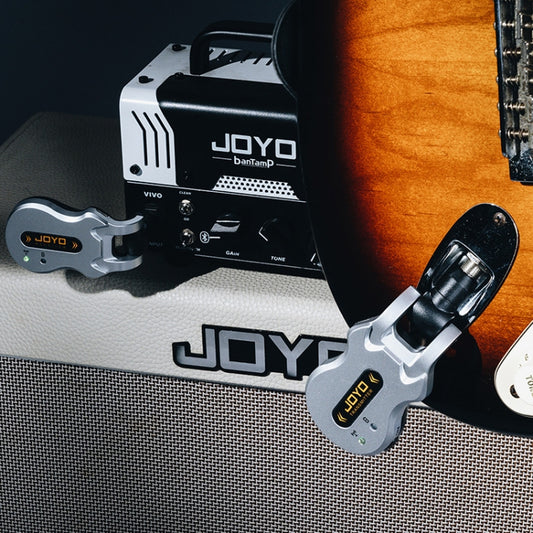 JOYO JW-02A 5.8Ghz Portability Guitar Wireless Audio Transmitter Audio Receiver (Silver) by JOYO
