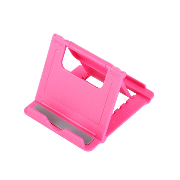 Universal Foldable Mini Phone Holder Stand, Size: 8.3 x 7.1 x 0.7 cm, For iPhone, Samsung, Huawei, Xiaomi, HTC and Other Smartphone, Tablets(Pink) - Desktop Holder by buy2fix | Online Shopping UK | buy2fix