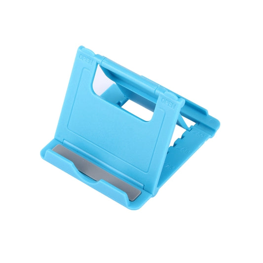 Universal Foldable Mini Phone Holder Stand, Size: 8.3 x 7.1 x 0.7 cm, For iPhone, Samsung, Huawei, Xiaomi, HTC and Other Smartphone, Tablets(Blue) by buy2fix