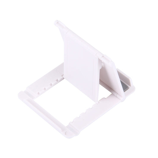 Universal Foldable Mini Phone Holder Stand, Size: 8.3 x 7.1 x 0.7 cm, For iPhone, Samsung, Huawei, Xiaomi, HTC and Other Smartphone, Tablets(White) by buy2fix
