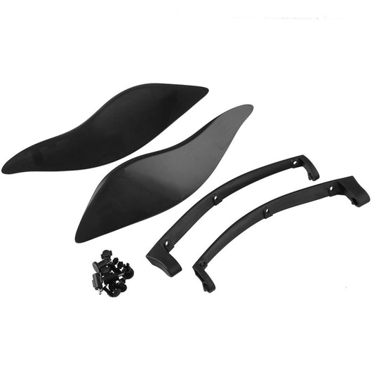 MB-OT360 2 PCS Adjustable Air Deflectors Side Wings Fairing Side Cover Shield for for 2014-2019 Harley Davidson Touring Electra / Street / Tri Glide / CVO by buy2fix