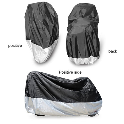 210D Oxford Cloth Motorcycle Electric Car Rainproof Dust-proof Cover, Size: XL (Silver) - Raincoat by buy2fix | Online Shopping UK | buy2fix