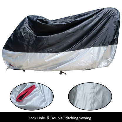 210D Oxford Cloth Motorcycle Electric Car Rainproof Dust-proof Cover, Size: XXL (Black) - Raincoat by buy2fix | Online Shopping UK | buy2fix