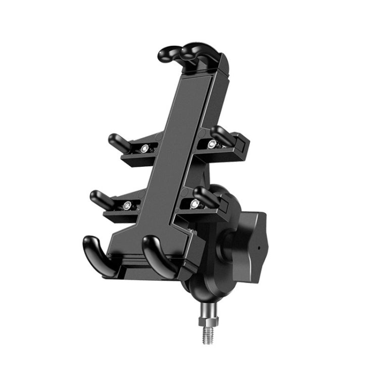 M8 Bolt Ball-Head Motorcycle Multi-function Eight-jaw Aluminum Phone Navigation Holder Bracket - Holder by buy2fix | Online Shopping UK | buy2fix