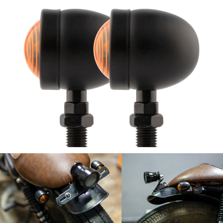 1 Pair KC801 12V Modified Universal Motorcycle LED Turn Signal (Black) by buy2fix