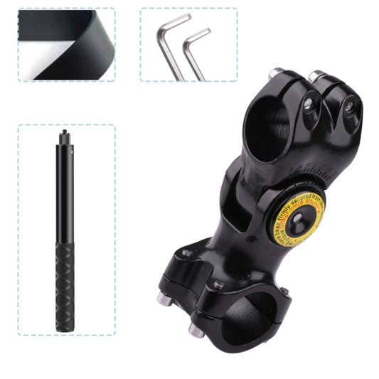 Motorcycle Bicycle Handlebar Fixture Mount Camera Bracket Adapter with Monopod Stand(Black) by buy2fix