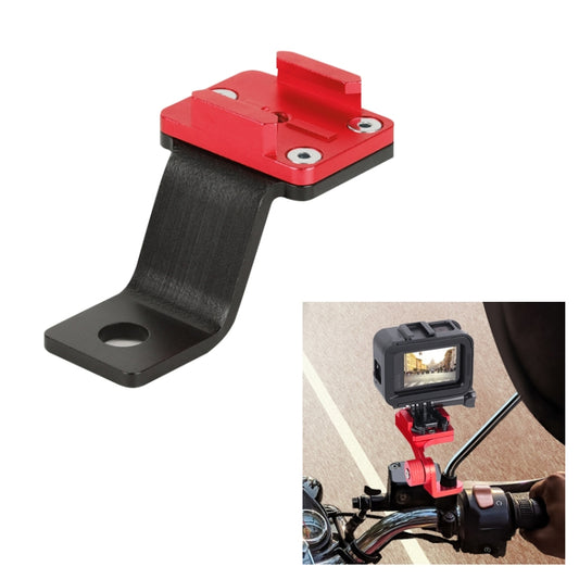 RUIGPRO Motorcycle Handlebar Alloy Phone Bracket for GoPro/ Insta360/DJI OSMO Sport Camera(Red) - DJI & GoPro Accessories by buy2fix | Online Shopping UK | buy2fix